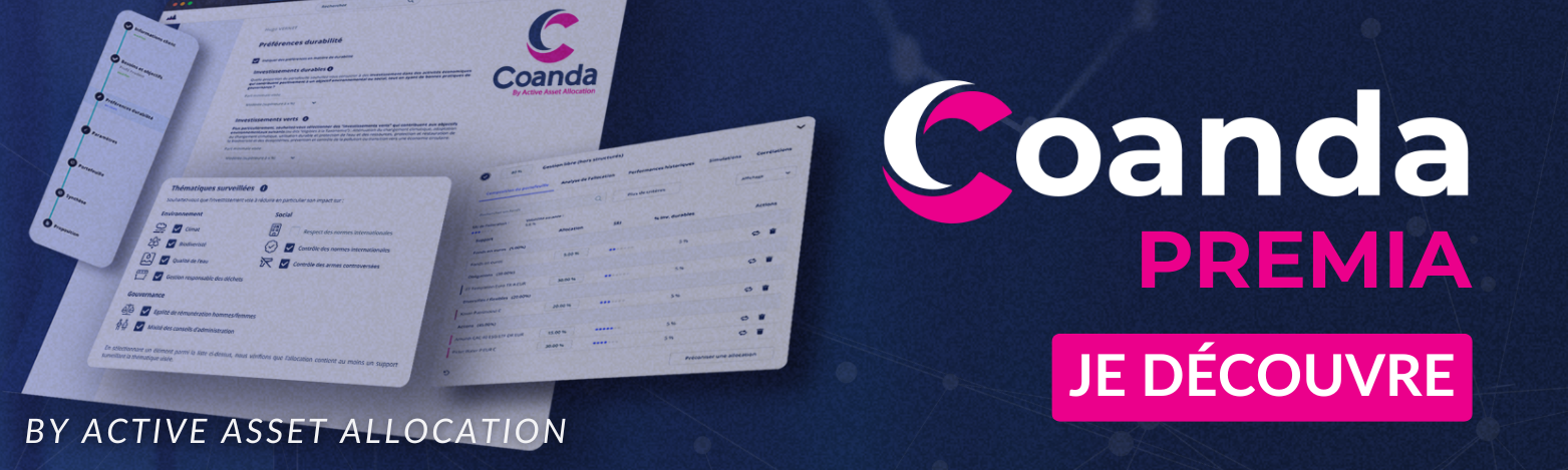 Bannière promotionnelle Coanda PREMIA